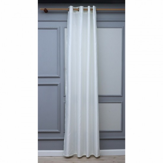 Saten Güneşlik 140x260 cm Wholesale Rustic Sewn Background Curtain Living and Bedroom Curtains 2 Models 100% Polyester